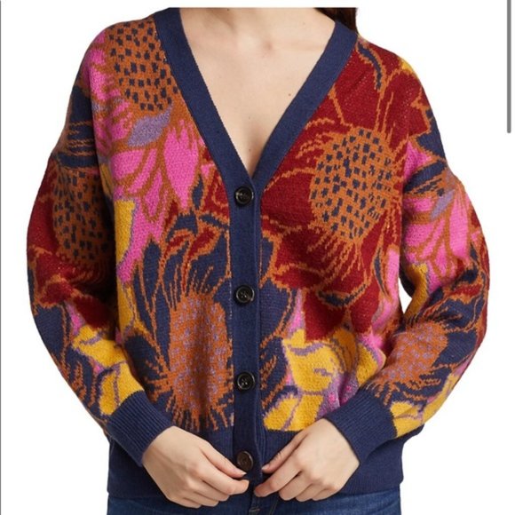 Farm Rio Floral Dots Cardigan - Picture 6 of 6